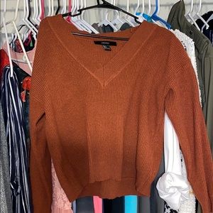 Rusty Orange Forever 21 sweater!
